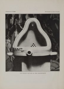 Fountain by Marcel Duchamp, reproduced in The Blind Man, No. 2, New York, 1917