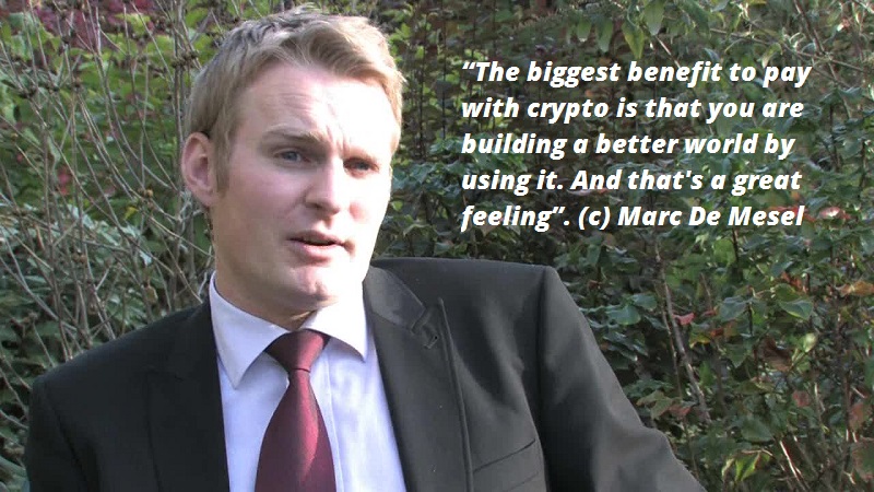 Marc De Mesel, Crypto investor