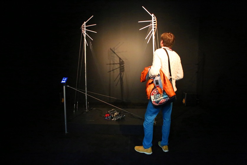 Silk, robotic sound installation 