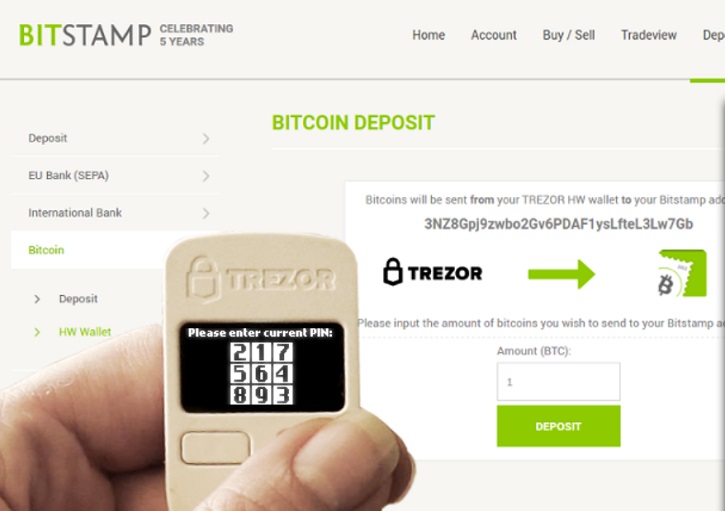 Trezor and Bitstamp