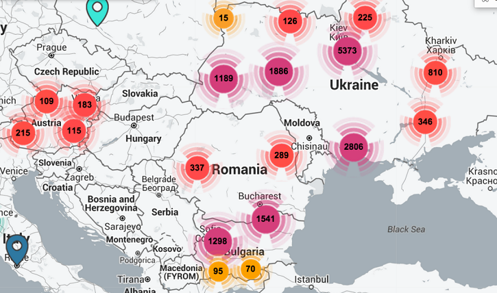 Bitcoin ATM map