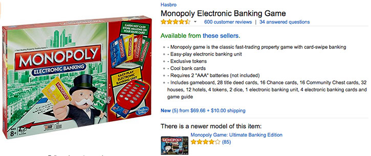 Monopoly Electronic Banking