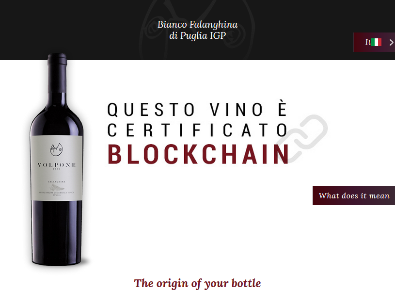 Italian Wines Will Be Recorded on Blockchain, Authenticity Guaranteed