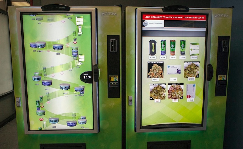 Zazzz cannabis vending machine