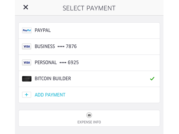 Payment by Bitcoin Builder