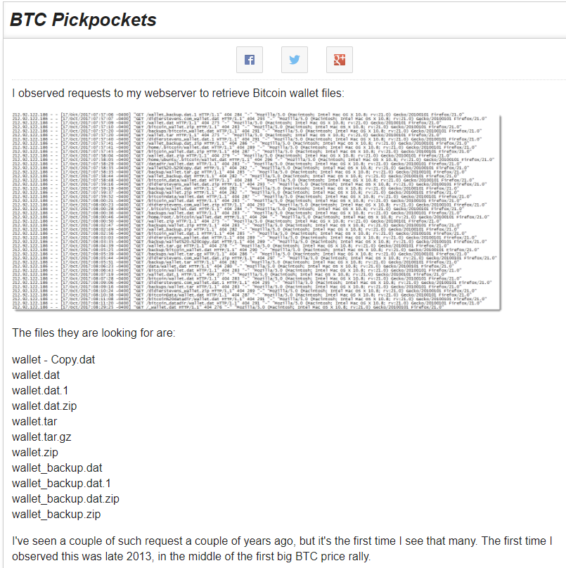 BTC Pickpockets