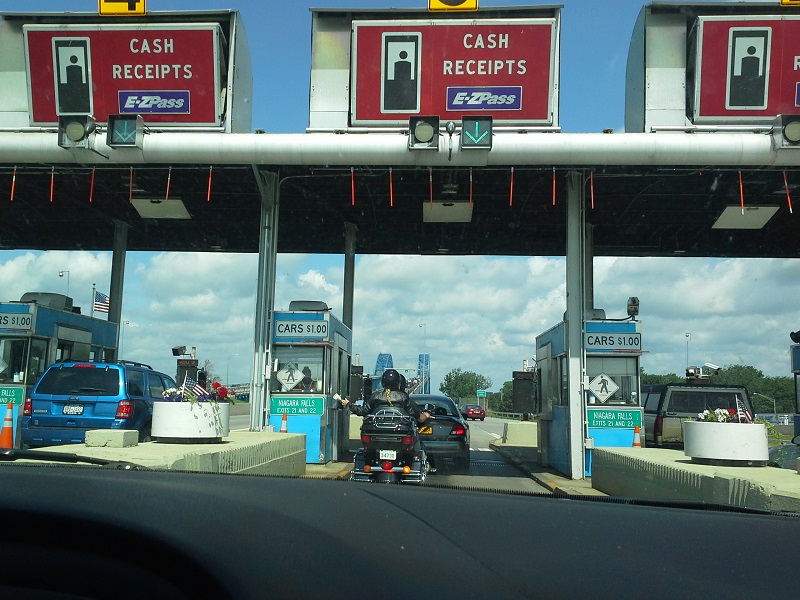 Family Going Through Toll Roads