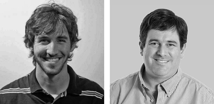 BitCourt founders Federico Bond (left) and Gonzalo Blousson (right)
