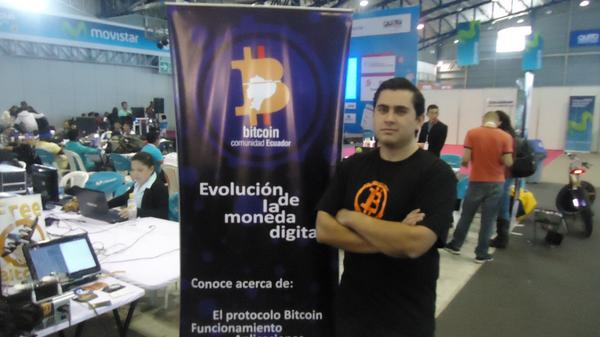 Luis Núñez of the Ecuadorian Bitcoin community