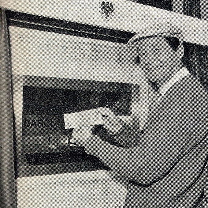 Actor Reg Varney was the first person ever to use a cash machine. Credit: PA Archive