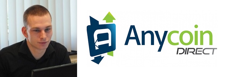 Anycoin Direct co-founder Bram Ceelen 