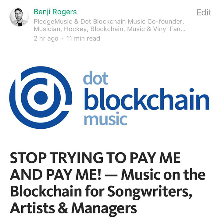 Dot Blockchain music