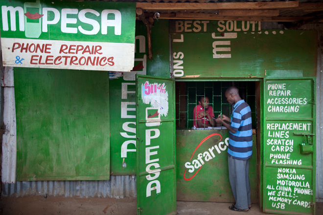 M-Pesa store