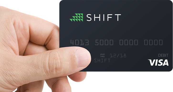 Shift bitcoin debit card