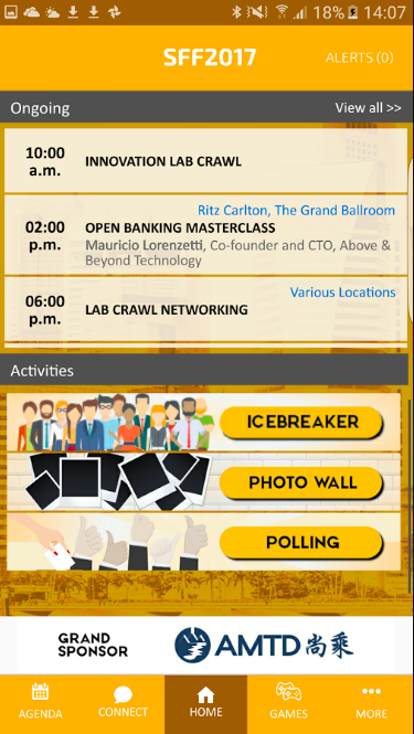 SFF event app. Image source: Google Playstore