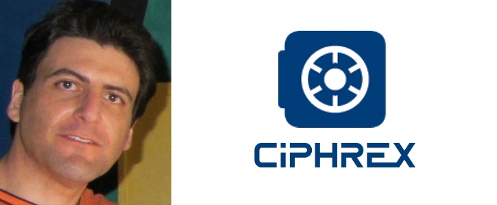 co-CEO and CTO of Ciphrex Eric Lombrozo 