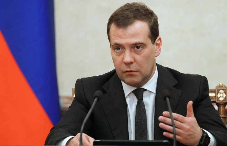 Russian Prime Minister Dmitry Medvedev